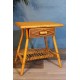 Table de chevet bambou années 60
