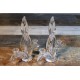Bourgeoirs cristal Art Vannes années 60
