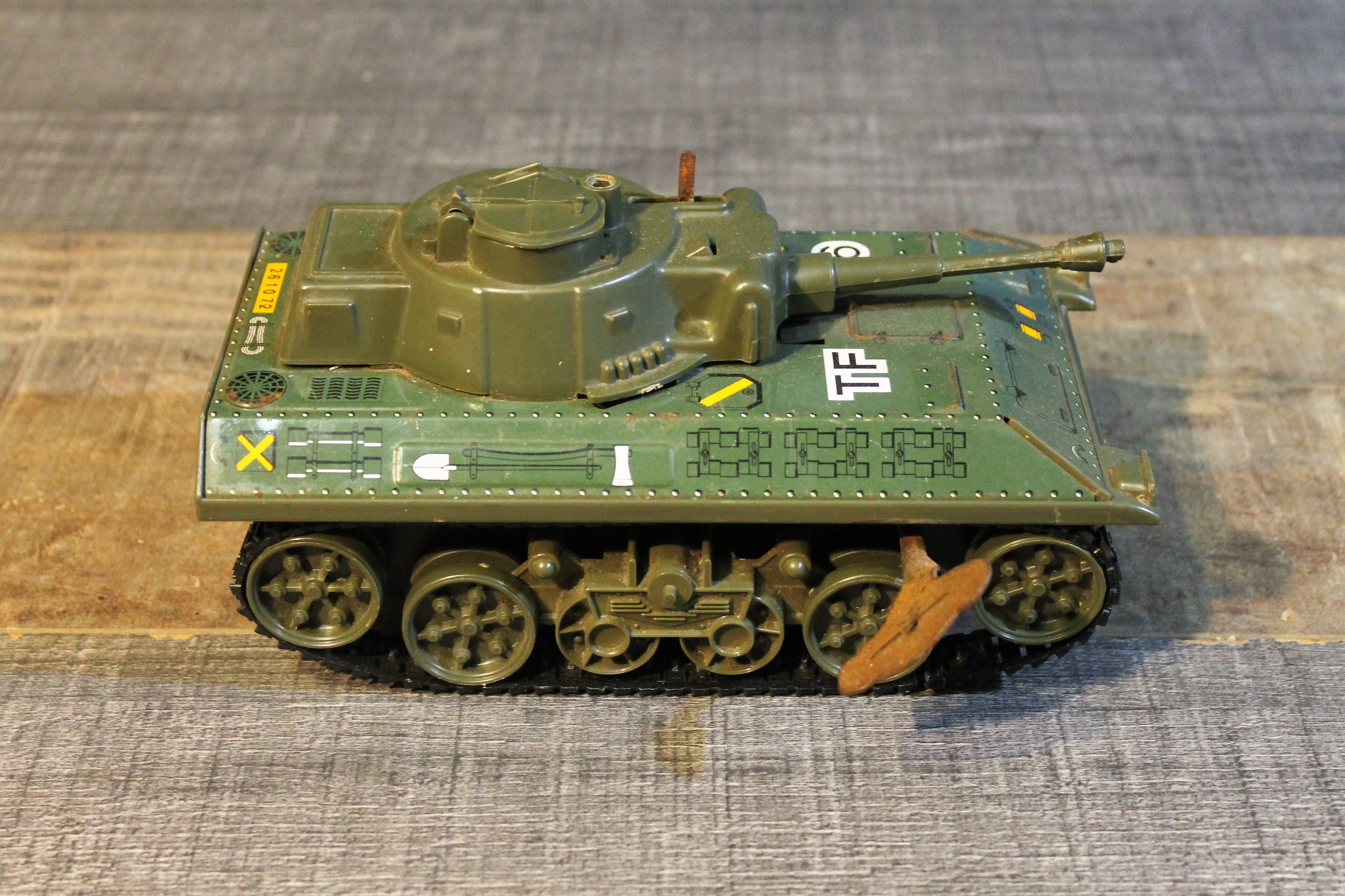 Tank Joustra no 10 Tchad jouet vintage en tôle | Rakuten