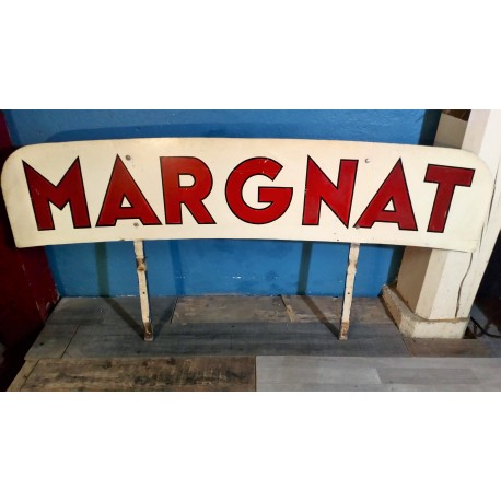 Enseigne publicitaire "Margnat" années 50