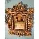 Miroir mural baroque Italie XIXème siècle