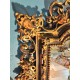 Miroir mural baroque Italie XIXème siècle