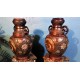 Vases bronze Japon XIXème siècle