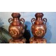 Vases bronze Japon XIXème siècle