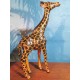 Statuette "Girafe" cuir années 60