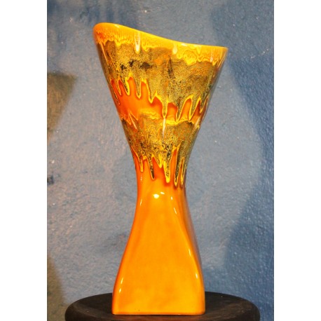 Vase céramique "Lave" années 50