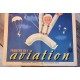 Affiche loterie "Aviation" 1939