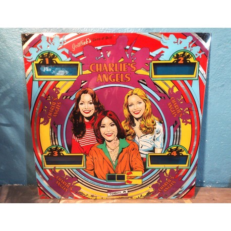 Plaque flipper "Charlie's Angel" années 70