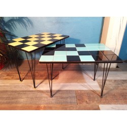 Tables basses gigognes années 50