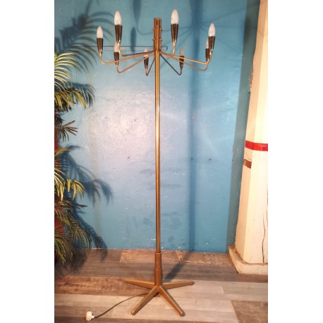 Lampadaire à bras Italie années 60