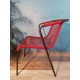 Fauteuil scoubidou années 60