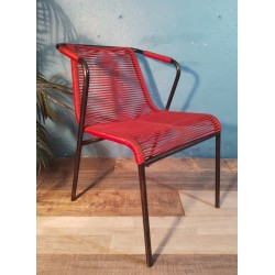 Fauteuil scoubidou années 60