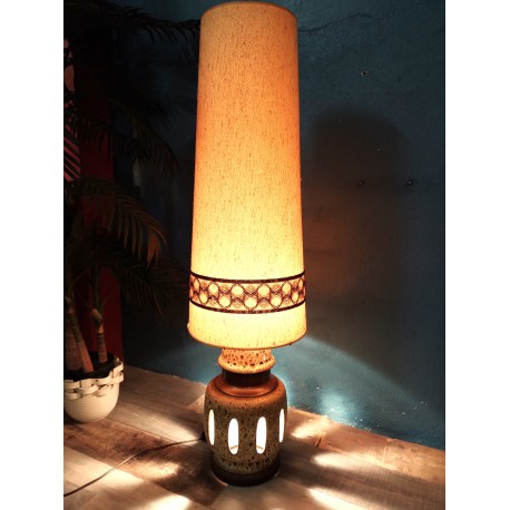 Lampe céramique XL années 70