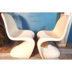 Chaises "Panton" années 70