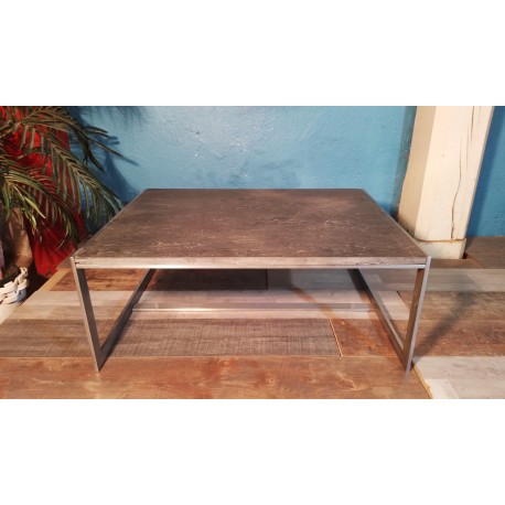 Table basse ardoise années 60