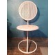 Chaises de jardin métal perforé années 50