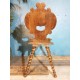Chaise escabelle XIXème siècle