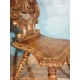 Chaise escabelle XIXème siècle