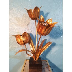 Lampe "Fleur" 3 feux années 70