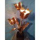 Lampe "Fleur" 3 feux années 70