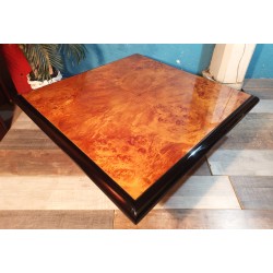 Table basse bois années 70