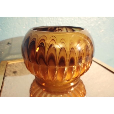 Bol verre Davidson années 40