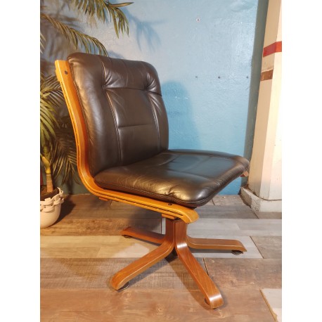 Fauteuil de bureau Cofemo années 70