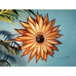 Miroir mural "Soleil" années 70