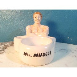 Coupelle rasage "Mr Muscle" années 70