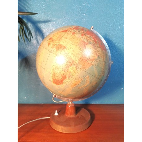 Globe terrestre RDA années 70