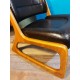 Fauteuil chauffeuse Baumann années 60