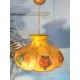 Lustre suspension résine années 40