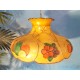 Lustre suspension résine années 40