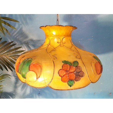 Lustre suspension résine années 40