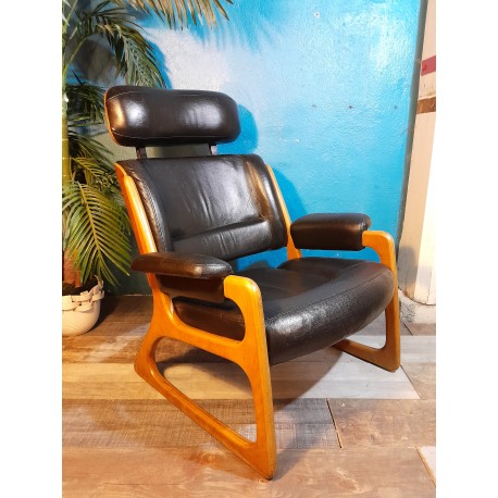 Fauteuil Baumann années 60