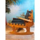 Fauteuil à bascule Pazmino années 60