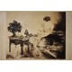 Cadre "Le jardin Japonais" Louis Icart 1932