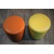 Tabourets / poufs années 80