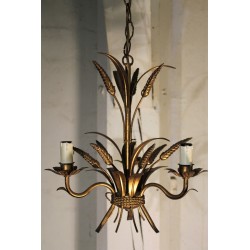 Lustre suspension "Epi de blé" années 60