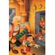 Affiche "Pinocchio" Disney années 80