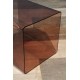 Etagère sur pied plexiglas "Cube" années 70