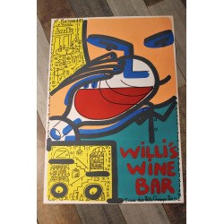 Affiche "Willi's Wine Bar" 1985