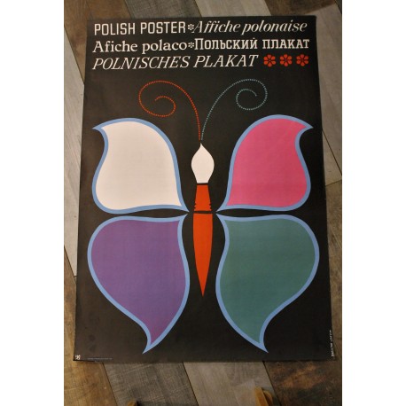 Affiche "Papillon" Hilscher années 70