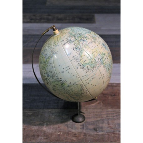 Globe terrestre gonflable années 60