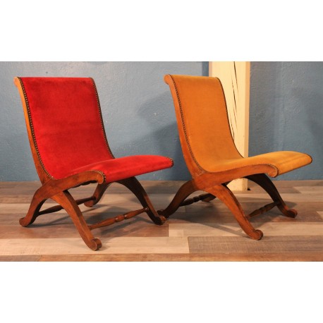 Fauteuils chauffeuses années 40