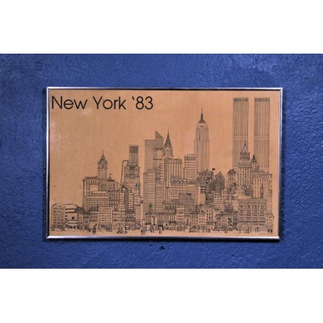 Affiche "New York" années 80
